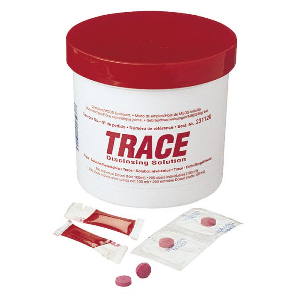 Trace Disclosing Solution and Disclosing Tablets